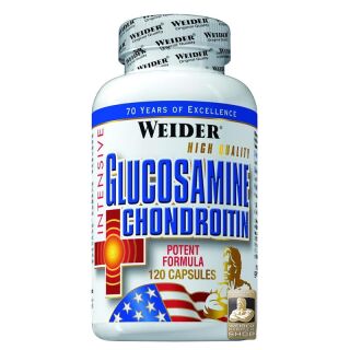Weider Glucosamine + Chondroitin Plus MSM 120 Capsules EXP 08/24