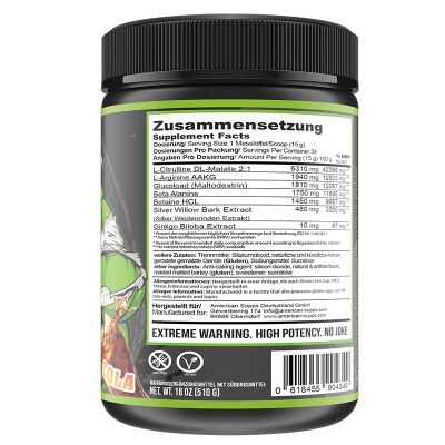American Supps Undisputed Pump Booster 510g
