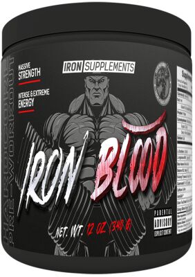 Iron Supplements Iron Blood Pre-Workout Booster 340g Iron...